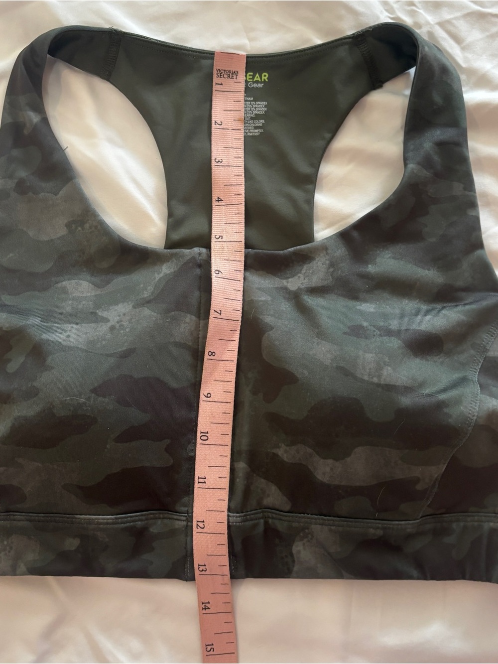 TEK GEAR Camo Front Zip Sports Bra - Picture 8 of 9